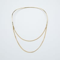 combination nacklace / gold