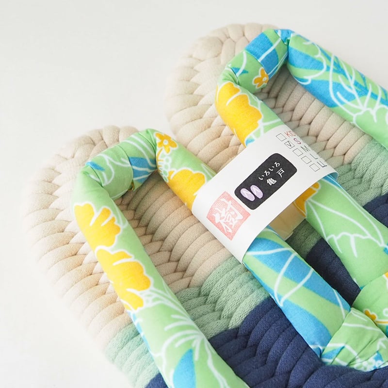 ハワイアン鼻緒のふっくら布ぞうり：S ［KM16-2507-V01］ | ふっくら布