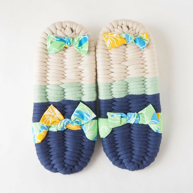 ハワイアン鼻緒のふっくら布ぞうり：S ［KM16-2507-V01］ | ふっくら布