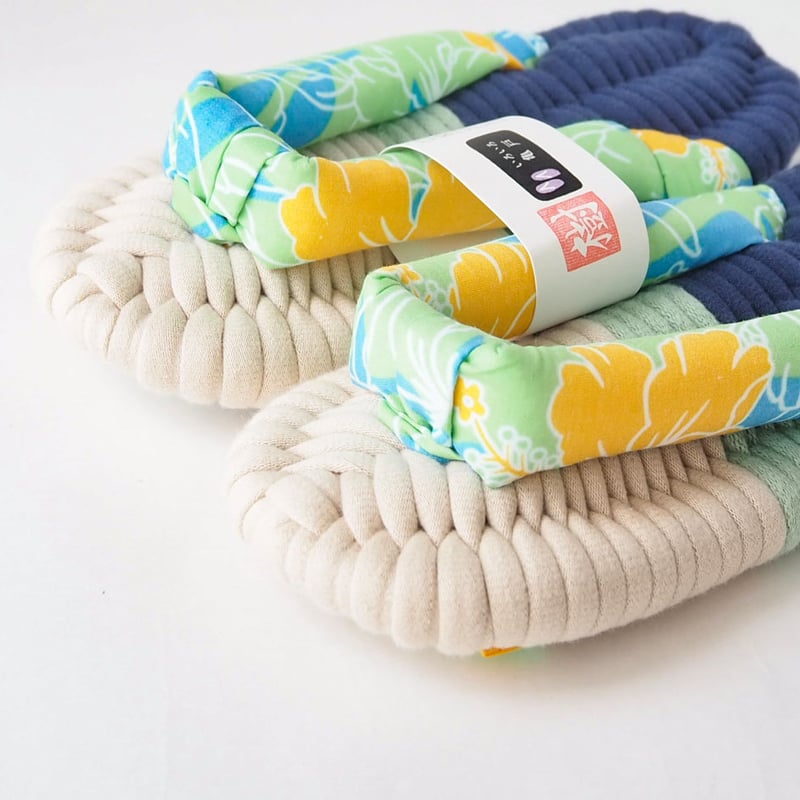 ハワイアン鼻緒のふっくら布ぞうり：S ［KM16-2507-V01］ | ふっくら布