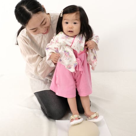 baby布ぞうり「いっぽ」ドット