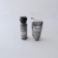有機ブラックペッパー　ミルつき100g/袋入り120g