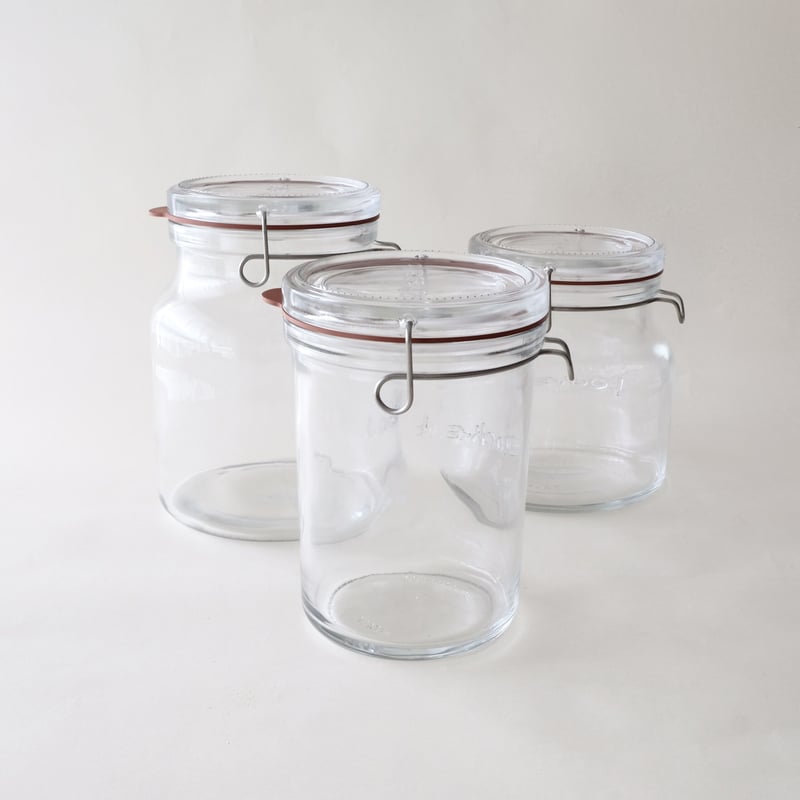 Luigi Bormioli/ ガラス保存瓶 1000ml 1個 | SOUPs