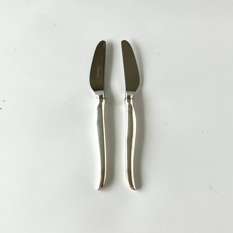 ☆Tapio Wirkkala CHRISTOFLE DUO シルバープレートデザートナイフ