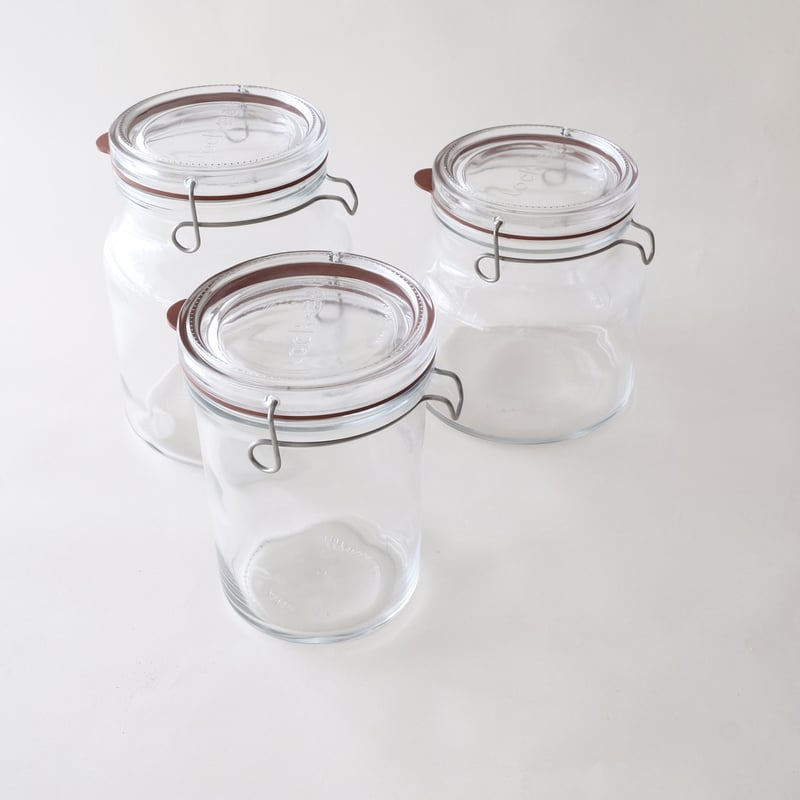 Luigi Bormioli/ ガラス保存瓶 1000ml 1個 | SOUPs