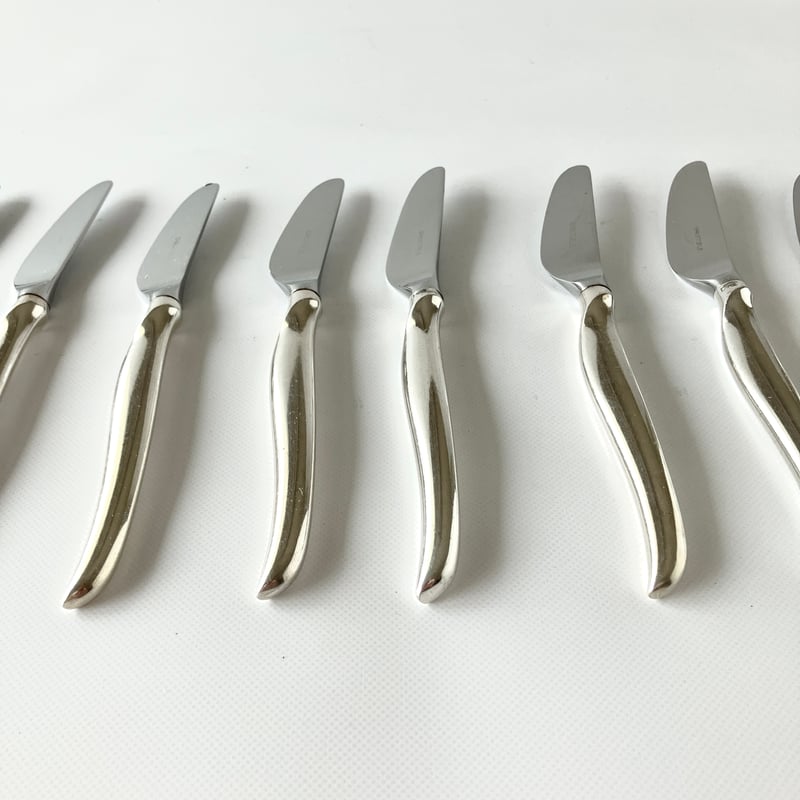 ☆Tapio Wirkkala CHRISTOFLE DUO シルバープレートデザートナイフ