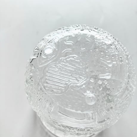 ★BROCANTE  Oiva Toikka FAUNA  レリーフグラス     １個