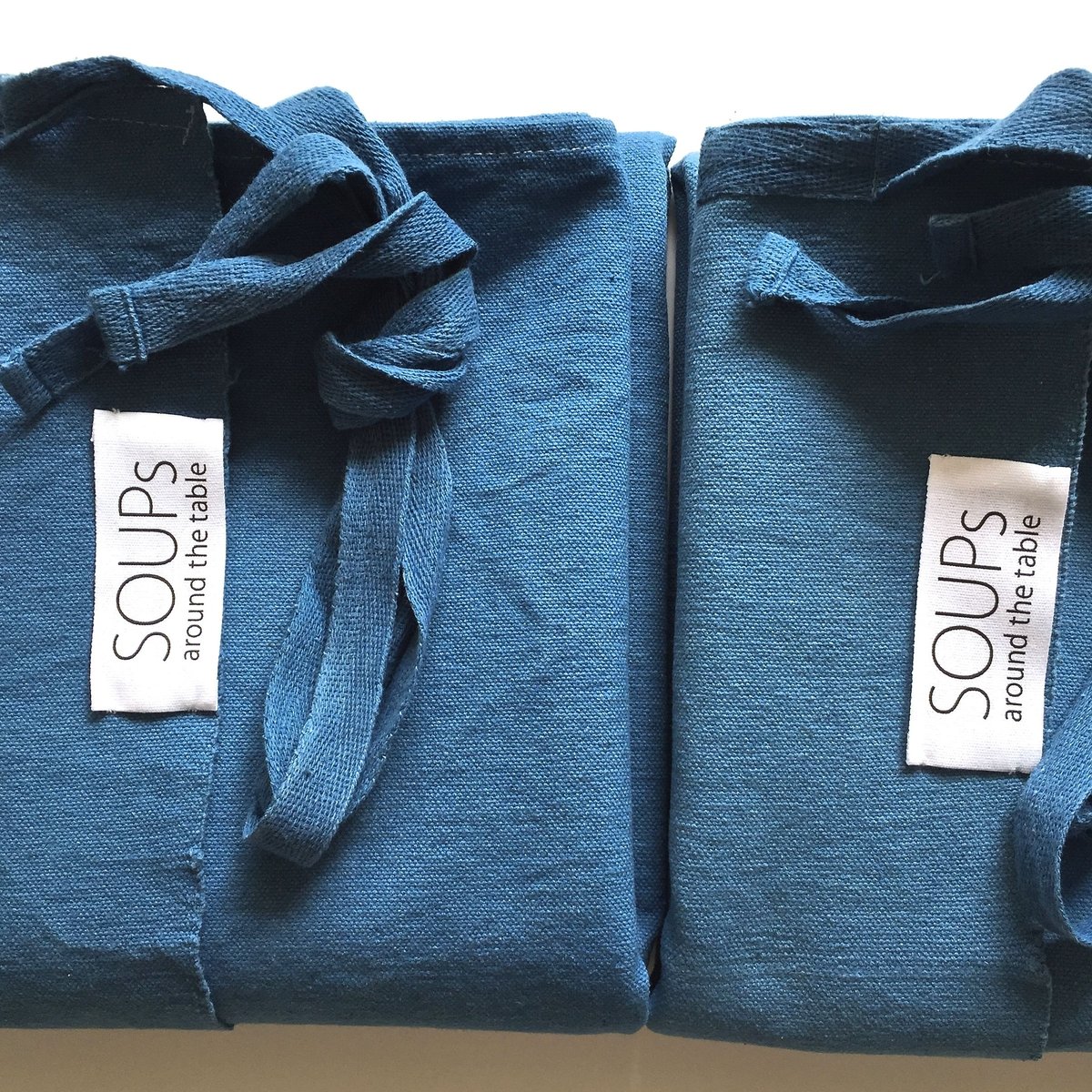 antiques ハンドメイド インディゴ染め エプロン antiques ハンドメイド インディゴ染め エプロン antiques