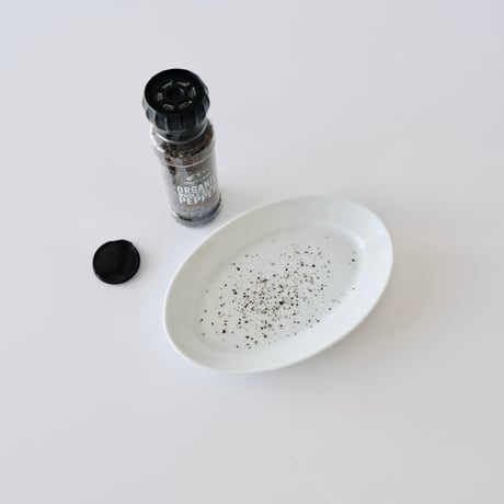 有機ブラックペッパー　ミルつき100g/袋入り120g