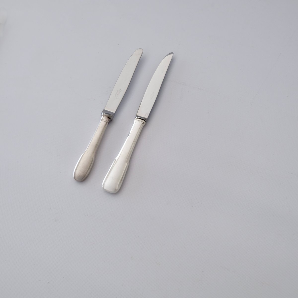 デコラティブなミニナイフ/バターナイフ 6本【シルバープレート】