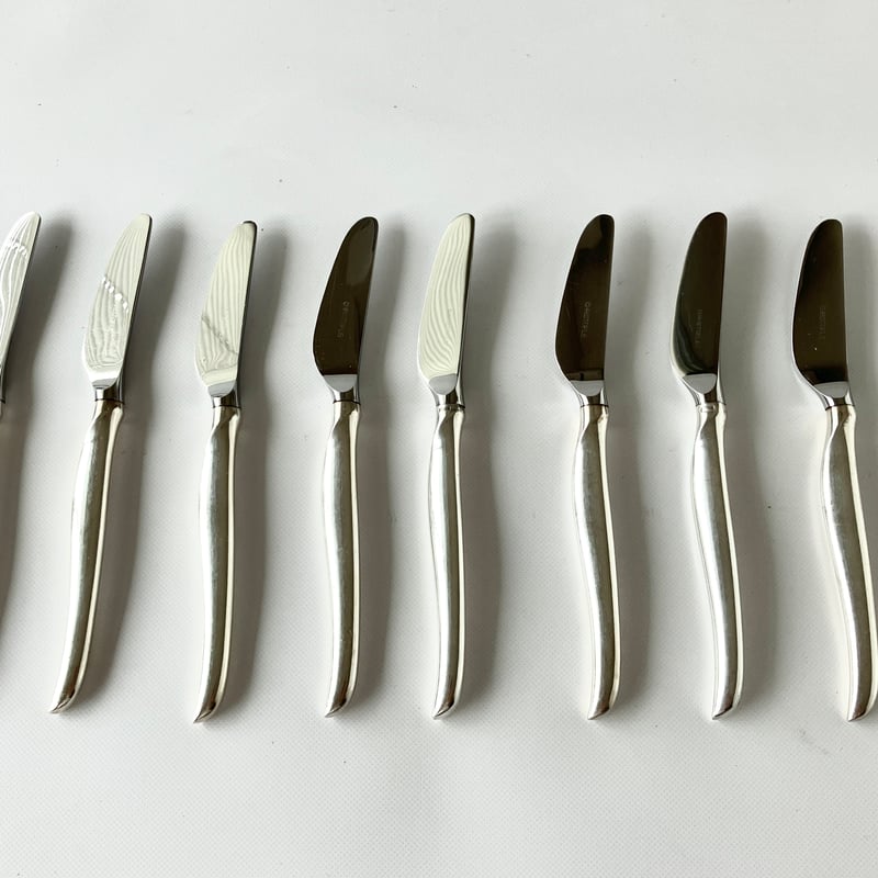 ☆Tapio Wirkkala CHRISTOFLE DUO シルバープレートデザートナイフ