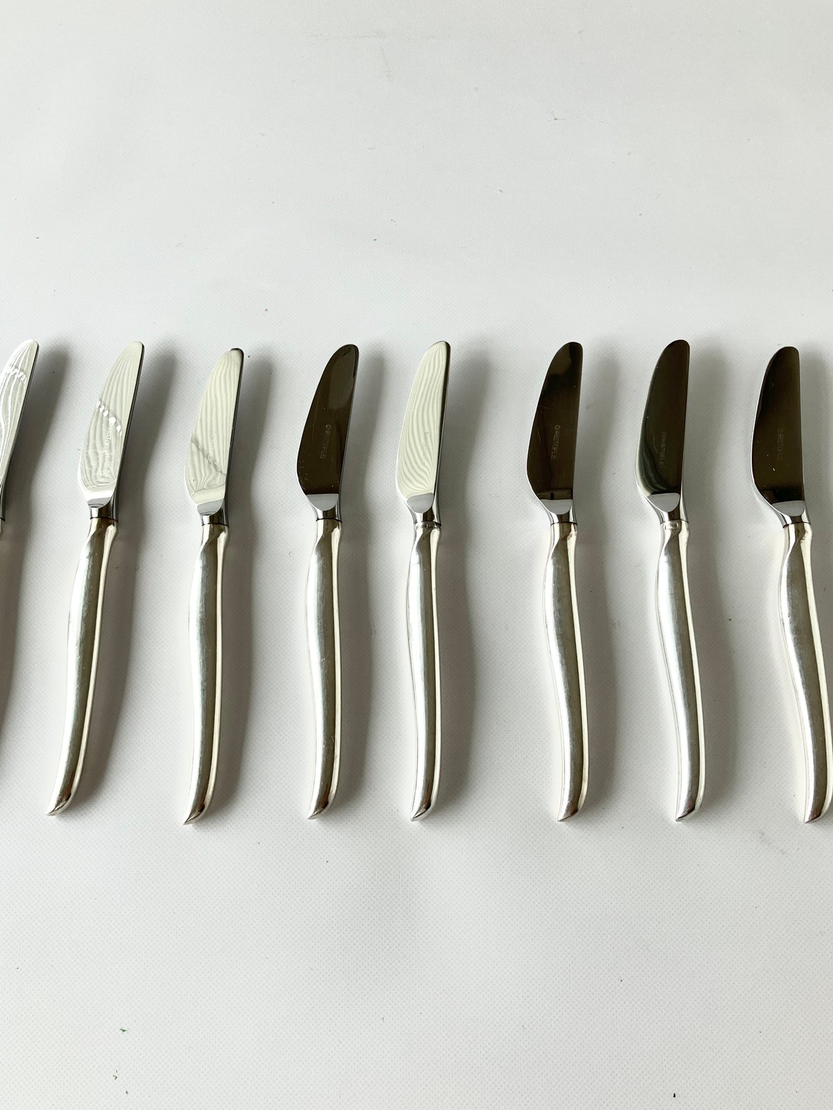 ☆Tapio Wirkkala CHRISTOFLE DUO シルバープレートデザートナイフ