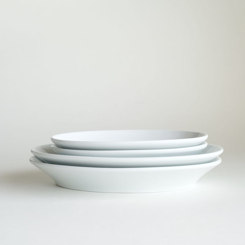 白色無地オーバル皿セット（大中小セット販売） share with Kurihara harumi 食器 栗原はるみ ギフト包装可 ぶどう