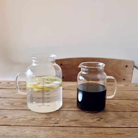 耐熱ガラスポット 500ml / 1000ml   １個