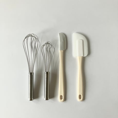 ゴムべら ２種セット＋スペア２個