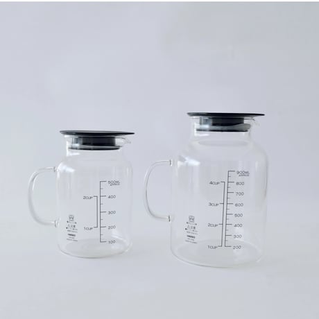 耐熱ガラスポット 500ml / 1000ml   １個