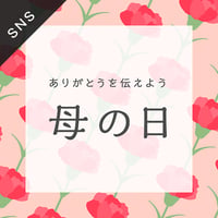 SNS素材｜2サイズセット 母の日 [B-02]
