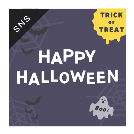 SNS素材｜２サイズセット ハロウィン[A]