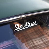 Slow Start ロゴステッカー／カッティングシートタイプ（1枚）