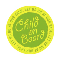 CHILD ON BOARD ステッカー（1枚）