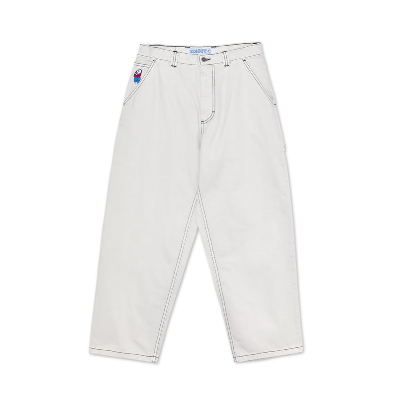 POLAR / BIG BOY WORK PANTS - WASHED WHITE | The...