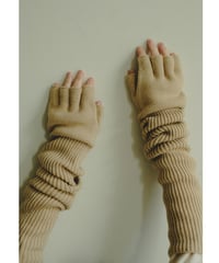 Italian Cash Wool Long Gloves (ls24326A)