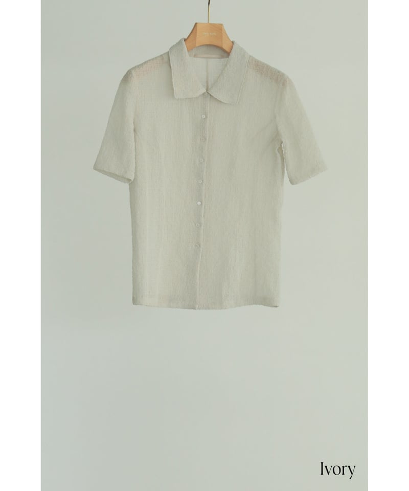 Sheer Sucker Polo (ls42438T) | Little $uzie (リ