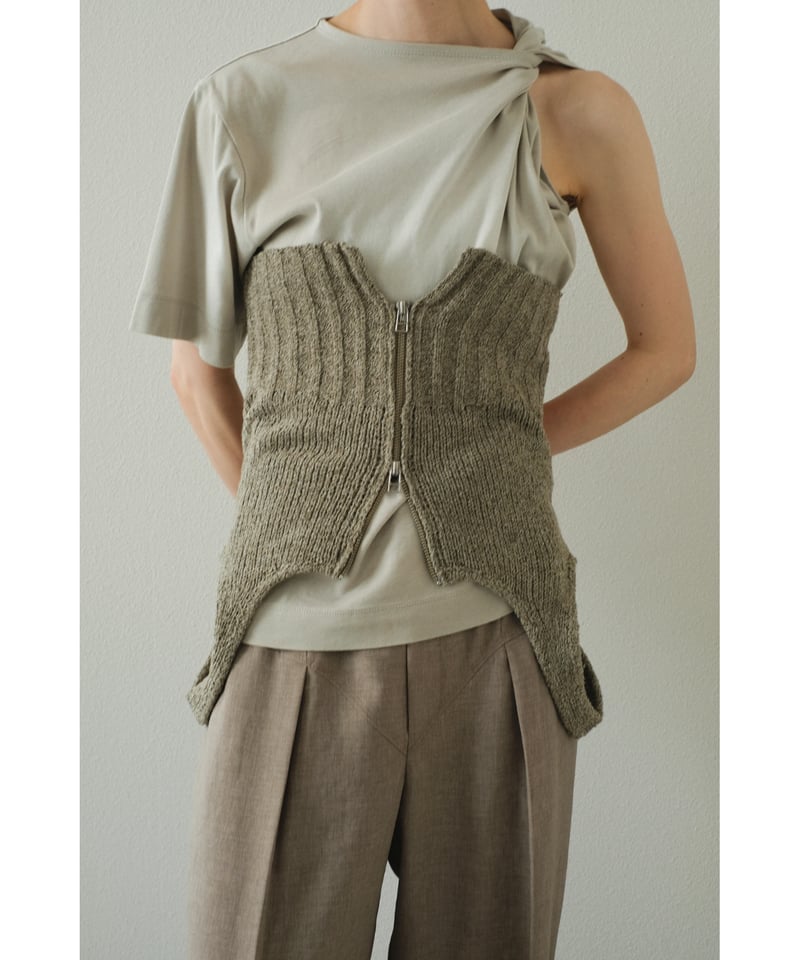 little Suzie ニットビスチェ little suzie ビスチェ 2024ss little