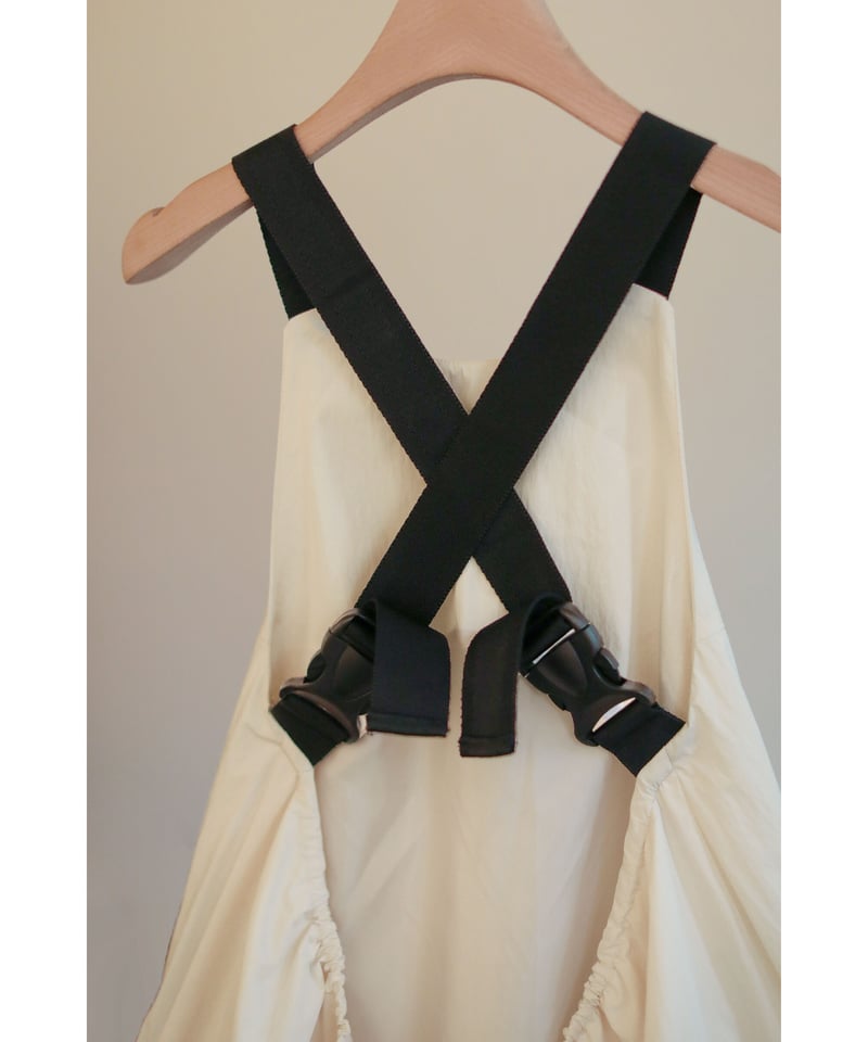 Cross Belt Balloon Dress（ls22294D） | Little $uz