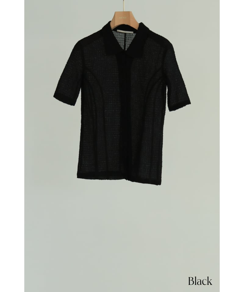 Sheer Sucker Polo (ls42438T) | Little $uzie (リ