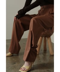 Wool Tropical 2Way Belted Trousers（ls34382P）