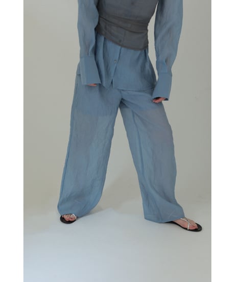 ［大幅値下げ］リトルスージー　パンツ Little Suzie リトルスージー ワイドパンツ 水彩柄 - メルカリ