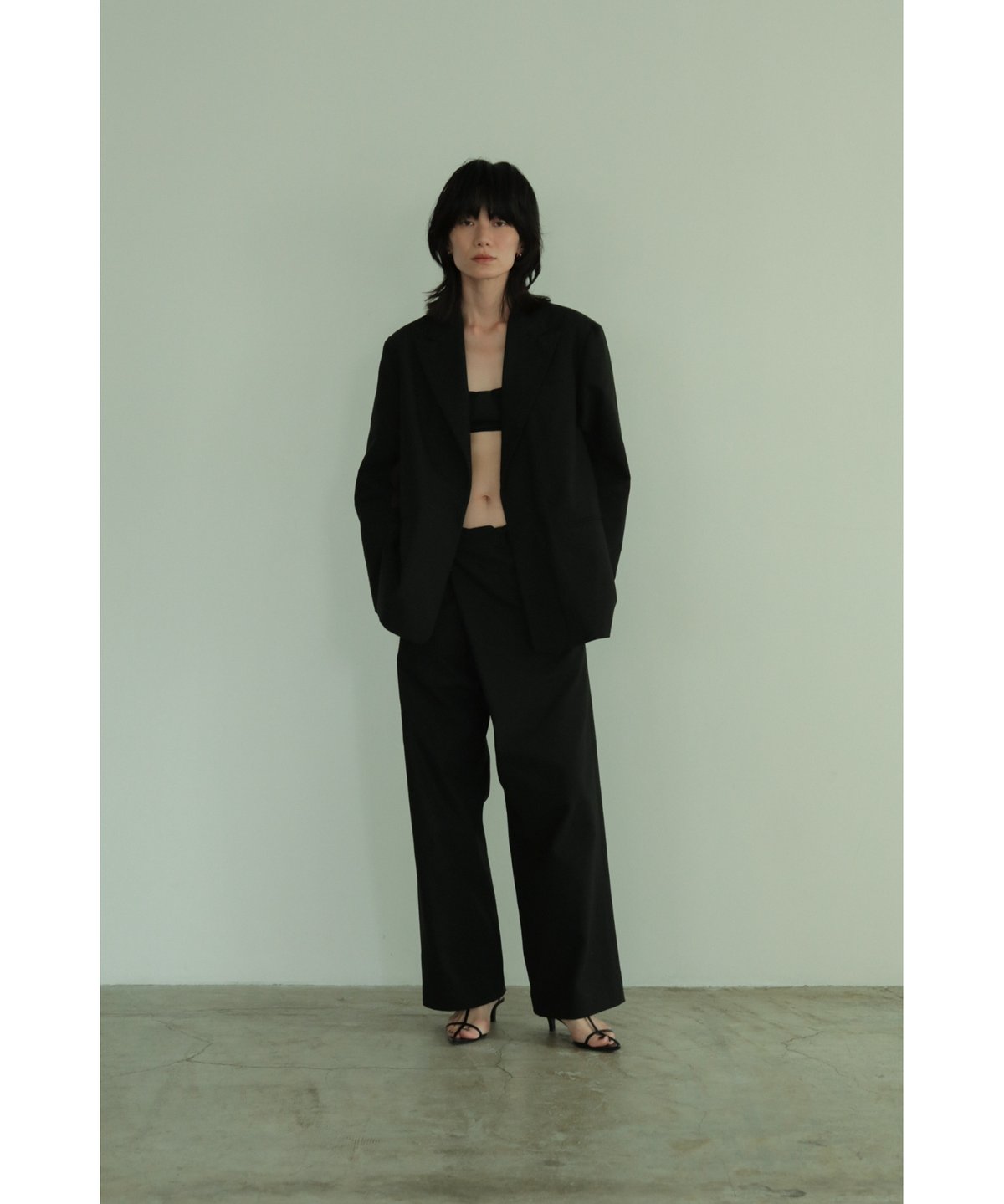 See-through Switching Tailored JKT (ls42425J) |