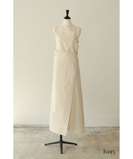 Cotton Twill Apron Dress（ls34405D）