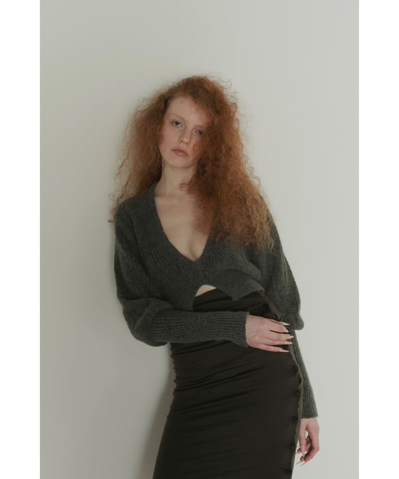 Baby Alpaca Mix Deep V Neck PO (ls44453K) | Lit