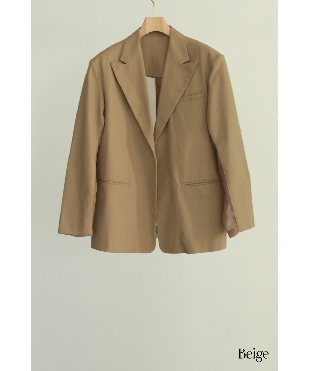 See-through Switching Tailored JKT (ls42425J) |