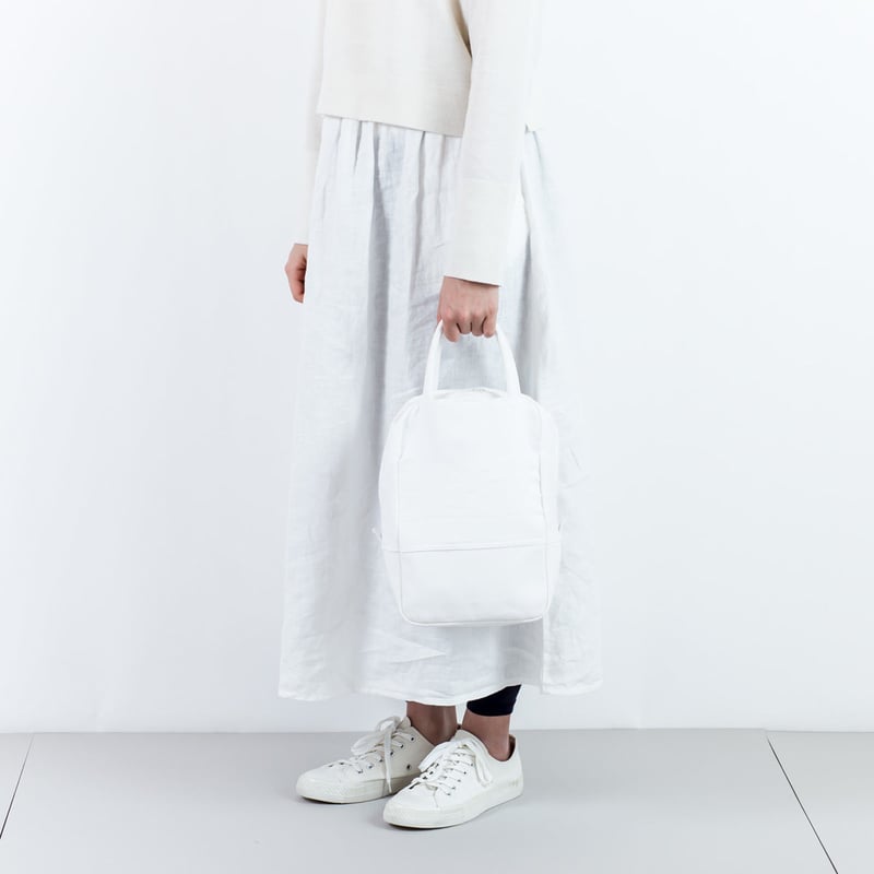 ミニボストンバッグ（A）白 | 袋う
