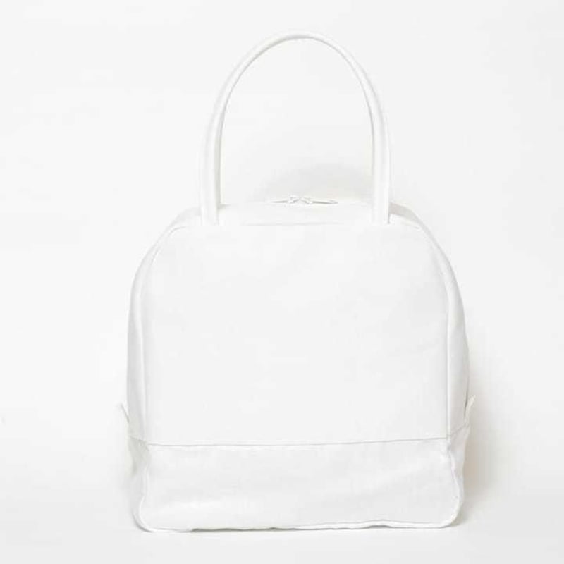 fofofofa bunonタッセル付き巾着バッグ 白 完売 fofofofa bunonタッセル付き巾着バッグ 白 完売 - メルカリ