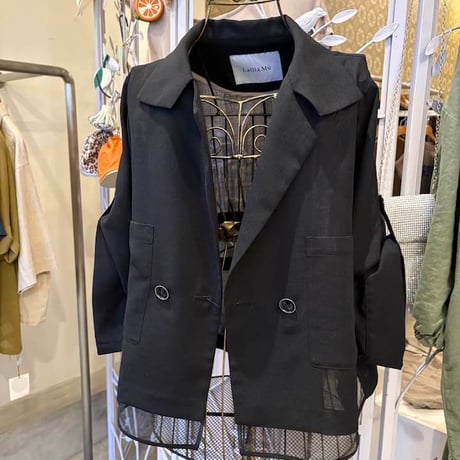 aere シアージャケット　black aere シアージャケット black aere シアージャケット black