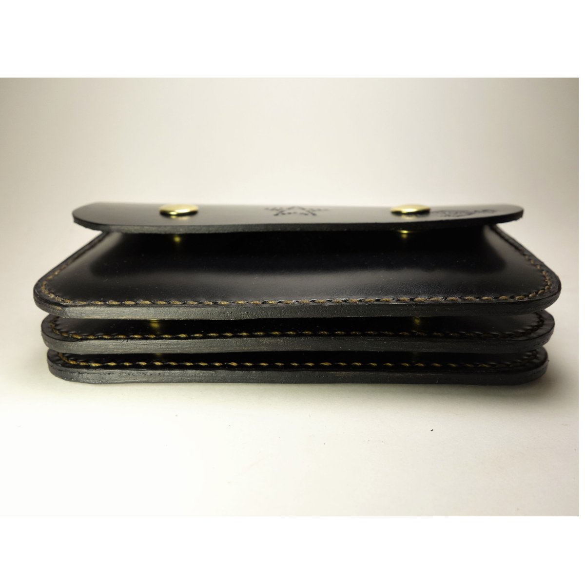 [ハンドメイド]トラッカーウォレット ブライドル黒コンチョ180×95 ハンドメイド]トラッカーウォレット ブライドル黒コンチョ180×95