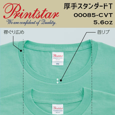 Printstar プリントスター　00085-CVT 【本体代+プリント代】