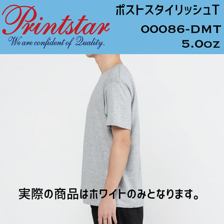 Printstar プリントスター　ポストスタイリッシュT 00086-DMT 【本体代+プリント代】