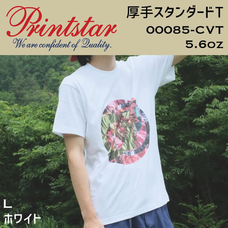 【データ入稿不要】カラーチャートサンプルTシャツ　Printstar 00085-CVT 【ネコポス便送料込み】