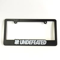 UNDEFEATED License Plate Flame