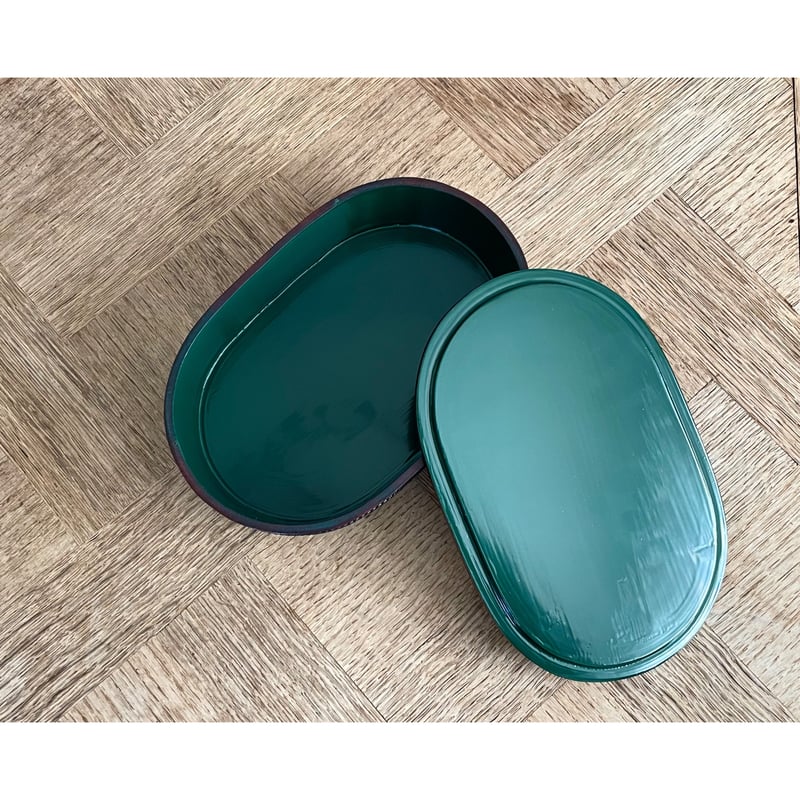 SHIZUKU】バチ桶 本漆塗り(中緑色) 捻り箍 | フィッシングショップ