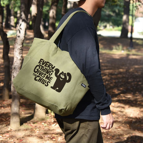  ブラウンベア トートバッグ RIVERS（リバーズ） ジッパートップトートバッグ それがいいベア