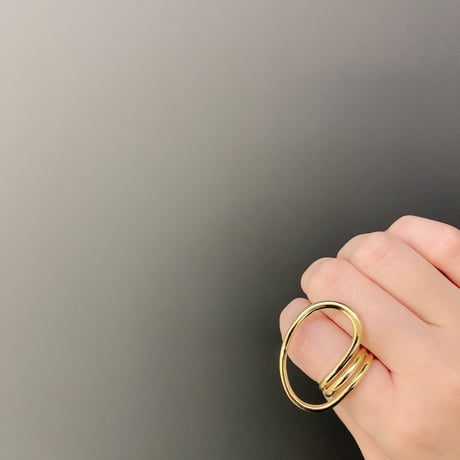 nuance ring  silver925 gold