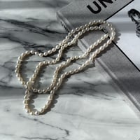 pearl long necklace