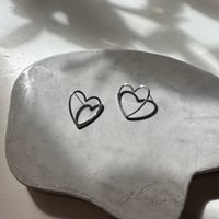 frame of heart pierce_silver925