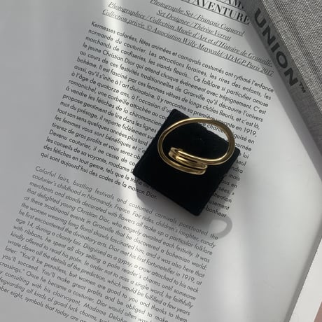 nuance ring  silver925 gold